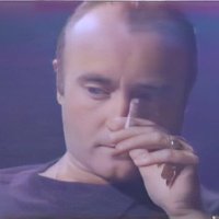 Phil Collins smoking a fig(@SoccerStash) 's Twitter Profile Photo