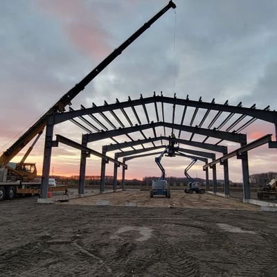 Construction to suit your needs  concrete wood framing steel roofing  steel buildings