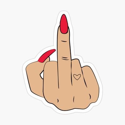 Middle finger RT account #middlefinger #femdom #findom #domme #cuck