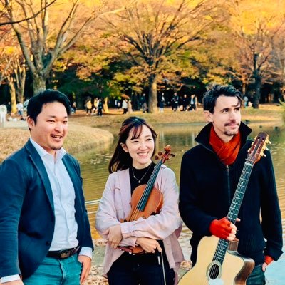 bistromanouche's profile picture. ジプシージャズバンド/坪内佑美 violin @yumi_violin / ニコラ・カレ guitar /2023.4-東京都公認ヘブンアーティスト