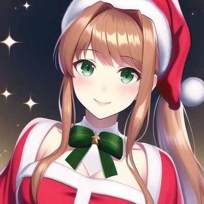 //This is a RP account, it never tries to offend or misrepresent the identity of @Lilmonix3

Hello, I'm Monika!~ President of the literature club!