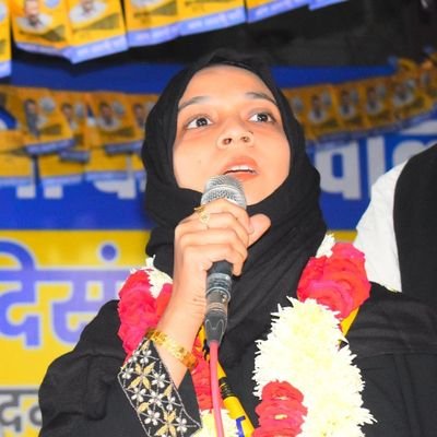 SalmaArizAAP's profile picture. Official Account Of Aam Aadmi Party Candidate Ward 189 Zakir Nagar, Okhla, New Delhi