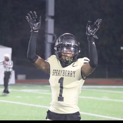 |Sprayberry high school |Db | 6,1 |165| co 2023