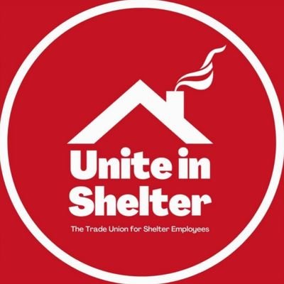 The recognised Union in Shelter since 1997. Striking because 3% won't pay our rent!