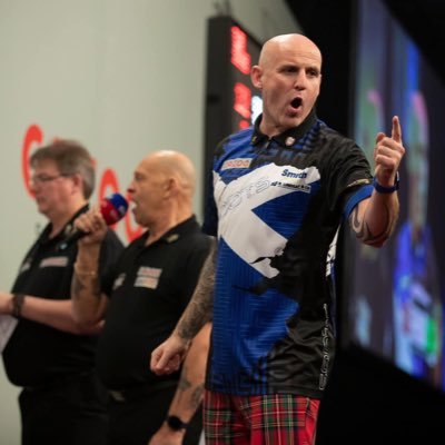 Fire Fighter and Scottish Dart Player on the PDC Pro Tour