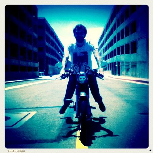 I play bass & make amazing marketing campaigns & sometimes i ride a moped & tinker on it but mostly i just play bass.