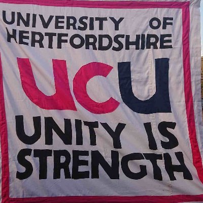 University & College Union branch at the University of Hertfordshire. 
https://t.co/pNHlHrbl8m