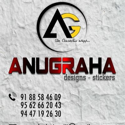 ANUGRAHA GROUP
graphic design, Signage Work, led board work, Paper Bag, Rubber stamp,
