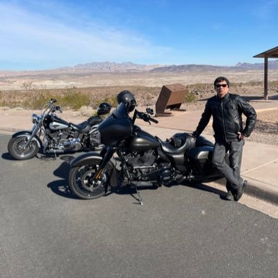 Harley Davidson (Street Glide) rider #VGk #vegasborn