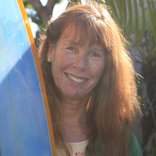 An artist and author who works with traditional and digital art forms, Cher loves combining surfing with her painting, design, photography, and writing.