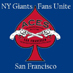 New York Giants Fans Unite in San Francisco.  Come join us on Game day to watch and support Big Blue.
NY Giants Fans in the San Francisco Bay Area