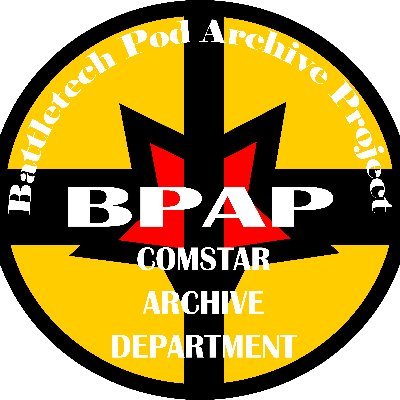 Official Twitter Account. Archiving all things soft/hard/paper for Battletech Pods. Not affiliated with FASA Corporation, Catalyst Games, VWE, or Pirahna Games.