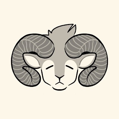 a funny ram who loves owls : get some bird themed merch at @AvianteMerch