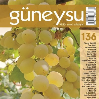 GuneysuDergisi's profile picture. Osmaniye'de Çıkan Mevsimlik Kültür Sanat Edebiyat Dergisi