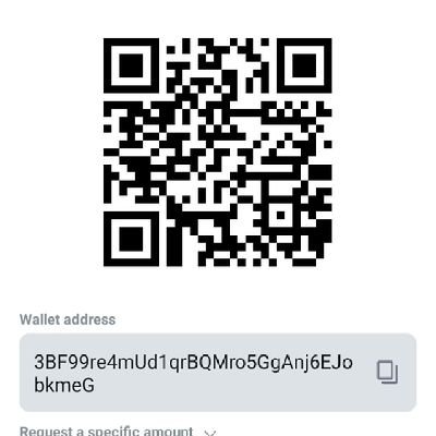 I'm ready to receive all of your gifts
for this Christmas 🎄☃️
My BTC: 3BF99re4mUd1qrBQMro5GgAnj6EJobkmeG
My ETH address: 0xae16732d36611556c1cde8ce9ad7dd2d1c01