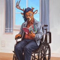 gendeerqueer lesboy creature (@queerestdeerest) 's Twitter Profile