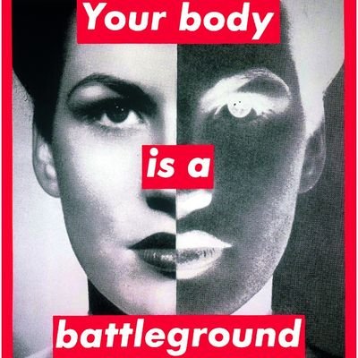 nls '27 | adds 'bro' to things to make them sound like an insult | they/them | pfp 'your body is a battleground', barbara kruger.