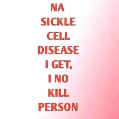 I am a Sickle cell warrior
Sickle cell advocate