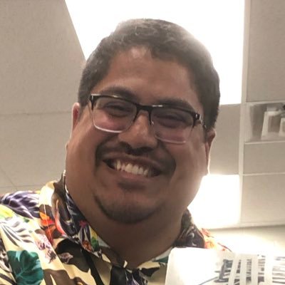 (He/Him) Punk Rock-loving millennial favorite uncle and schoolteacher. Exclusive wearer of Hawaiian-print shirts. “A whole vibe” - 12 yr-old student