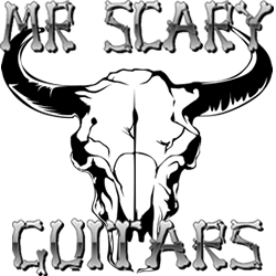 Mr. Scary Guitars are unique, highly modified and one of a kind customized hand-crafted instruments, specifically designed, carved and crafted by George Lynch