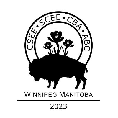 Joint Annual Meeting of the Canadian Society of Ecology & Evolution and Canadian Botanical Association Winnipeg, 11-14 June, 2023. m: @beepeg2023@ecoevo.social