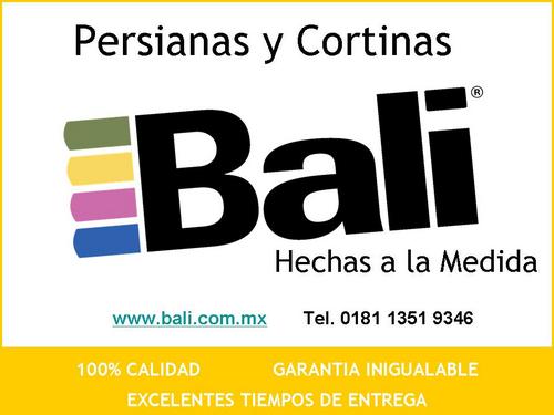 Persianas y Cortinas BALI. Garantia de por vida. Lideres en Europa y EU. Elegancia y calidad en todos los estilos. Excelentes tiempos de entrega y servicio