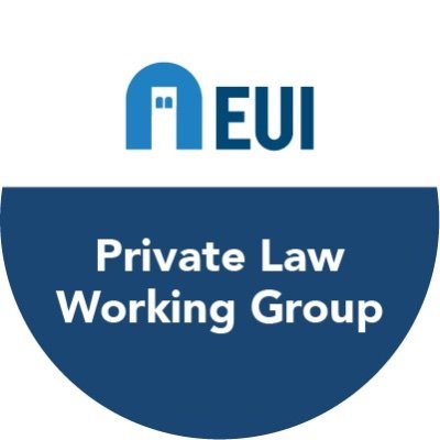 PLWG_eui's profile picture. The PLWG is a hub for discussion on all matters private law. Based at @eui_law. Conveners: @gatybiyo Niall O'Shaughnessy @CarolinaPaulesu