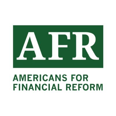 AFR is a coalition of over 200 organizations campaigning for real reform in our banking & financial systems. We want to #ProtectConsumers and #StopTheDebtTrap