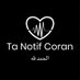 Ta notif Coran 🕋 (@tanotifcoran) Twitter profile photo