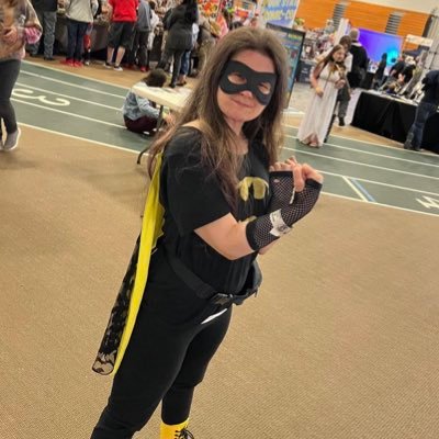 I’m an actress and I’m also a scare actor and I have kids and I’m single and I have a best friend named Megan and I’m batgirl