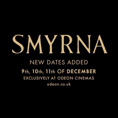 The critically acclaimed drama about the 1922 burning of the City of Smyrna - New dates added 9th to 15th December at select ODEON Cinemas - BOOK TICKETS NOW