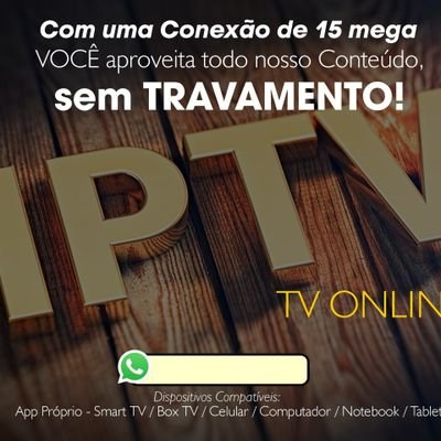 venha ser cliente da melhor iptv do mundo. todos os canais ao vivo, filmes e séries de todas as plataformas, novelas, doramas, canais adultos e muito mais...