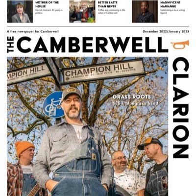 We’re a new local newspaper for SE5. For all advertising and editorial enquiries, please email camberwellclarion@gmail.com