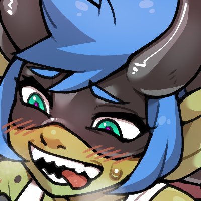 WorthlessOni's profile picture. I have a gooblin OC that I am developing! Some art will be NSFW🔞
Header art is by @NereacanoArt // pfp is by @Bee_haji