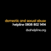 Domestic and Sexual Abuse Helpline (@dsahelpline) Twitter profile photo