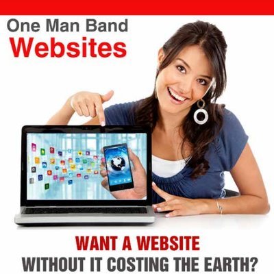 Websites from £15 p.w. for sole traders, business startups, and small businesses, including consultants, independent shops and tradesmen.
