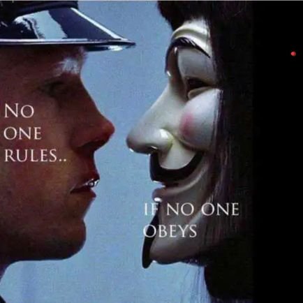 No one rules, if no one obeys..