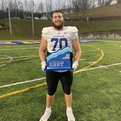 OL at NDC. 6’6 300. 3.5GPA. 724-434-0234