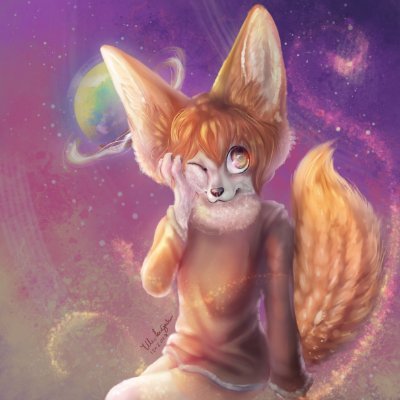 TrikkyFeFox's profile picture. floof