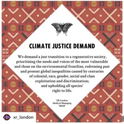 Demanding emergency action on #ClimateBreakdown with #ClimateJustice. Join us and help to make a difference. https://t.co/L1CR0QBSl0