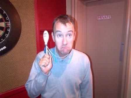 A bloke who looks like his spoon