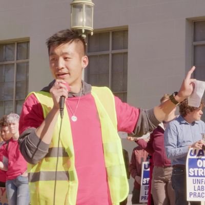 Cheap labour exploited by UC Berkeley whose merhwert was funneled for things he hates like genocide, war, apartheid, capitalism, and policing.