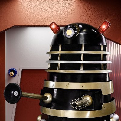 Dalek 'Decimus' is a full size 'Movie Dalek', built in 2017 and is a replica based on the Black Supreme Dalek from the movie, Dr Who and the Daleks.