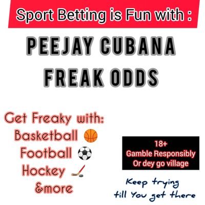 Punter 🏀⚽🎾 Game editor, Influencer.
🍀Target is Making millions☘️ Follow, Like comment & Retweet.
Expect booking code from #Sportybet #betking bet9ja #msport