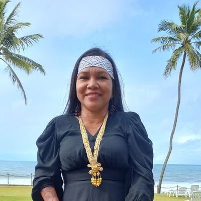 Perpétua suni kukama Bibliotecária,ativista do movimento indigena mestrando Antropologia social