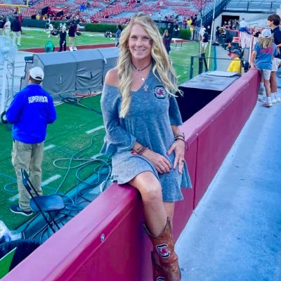 Sports NCAA & NFL football ... I love my Gamecocks and my Carolina Panthers!! I will knock your kid down for a football player’s gloves! 😉 #biggestgamecockfan