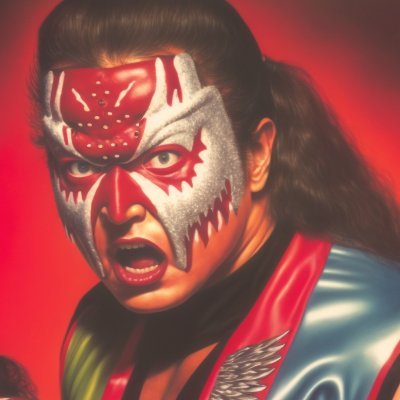 prowrestlebrain's profile picture. ai images of pro-wrestling from a parallel universe
