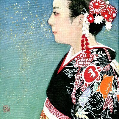 日本画 斉藤和 原画 真作 絵画 女の子 人物画 39 美術品 日本画 斉藤和 原画 真作 絵画 女の子 人物画 39 美術品