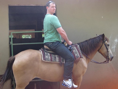 Fat Man On A Horse