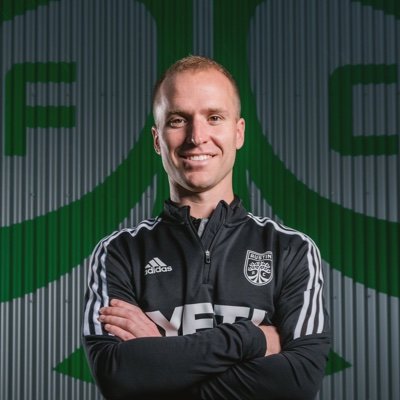 BrettUttley's profile picture. Head Coach - Austin FC II | @MBPSchool Master In High Performance Soccer| @FAWCoachEd UEFA A + Elite Youth A License | Certified Coach on Tactical Periodization